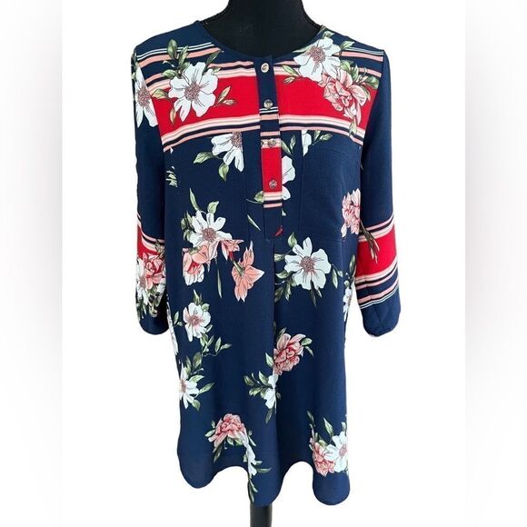 Anthropologie Fig & Flower Tunic Dress sz M. - Picture 1 of 7